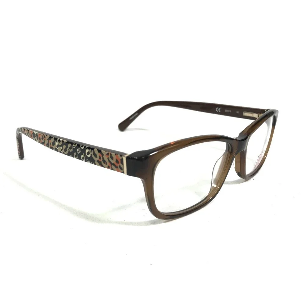 Diane von Furstenberg Eyeglasses Frames DVF5054 201 Brown Cat Eye 50-15-135